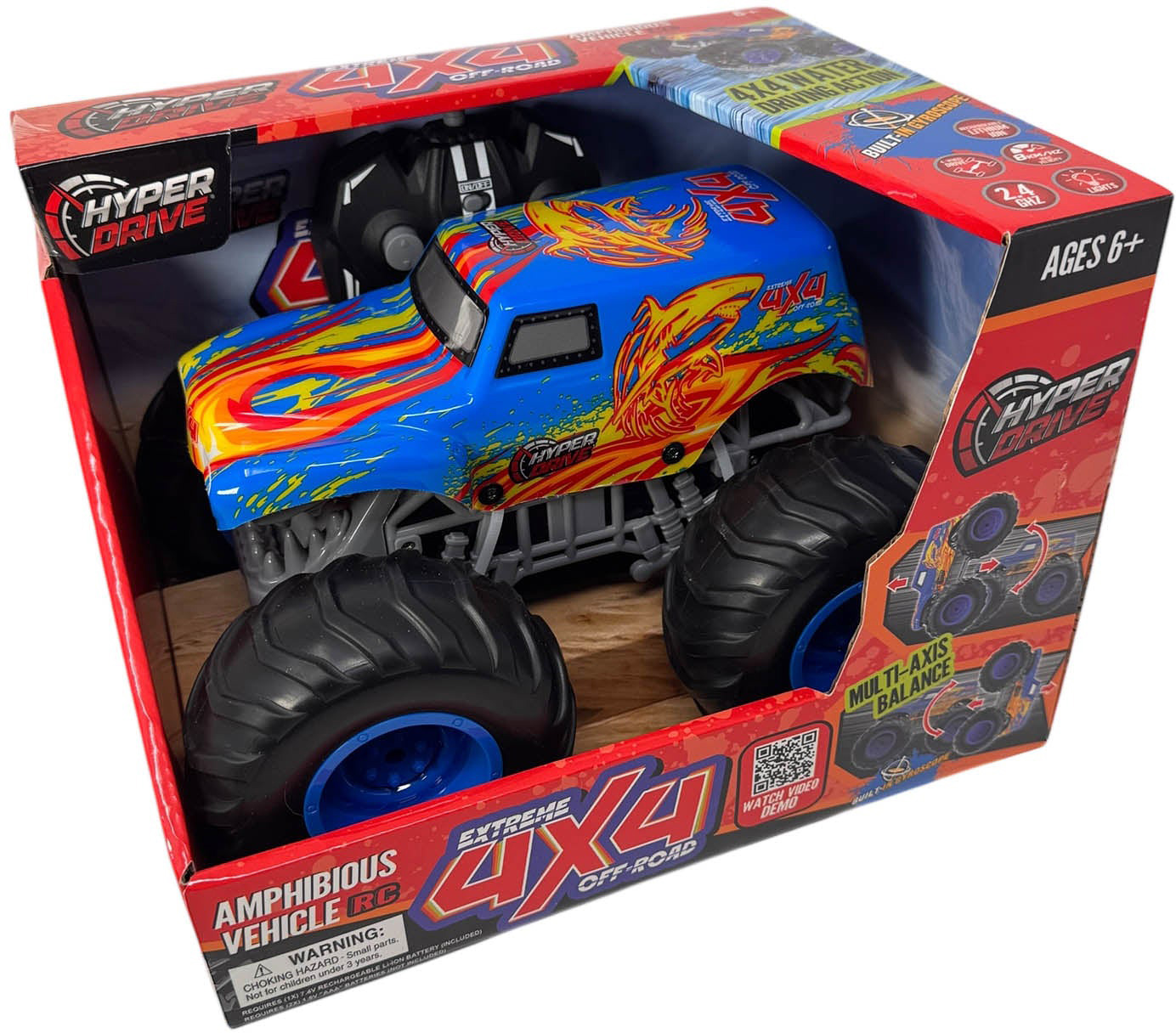 Hyper Drive Extreme 4x4 Amphibious Vehicle RC