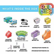 Rail Cube Magnetic Monorail Deluxe Block Set