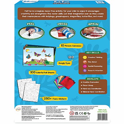 Peel & Press Foil Fun - Bugs & Butterflies