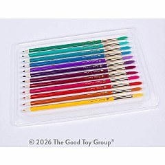Color Brush Watercolor Pencil & Paintbrush in One Jewel Tones - Set of 12