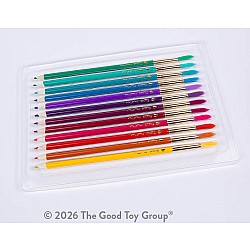 Color Brush Watercolor Pencil & Paintbrush in One Jewel Tones - Set of 12
