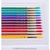 Color Brush Watercolor Pencil & Paintbrush in One Jewel Tones - Set of 12