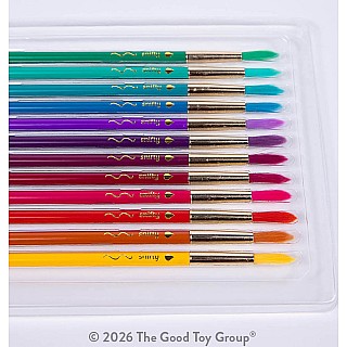 Color Brush Watercolor Pencil & Paintbrush in One Jewel Tones - Set of 12