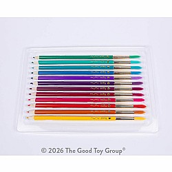Color Brush Watercolor Pencil & Paintbrush in One Jewel Tones - Set of 12