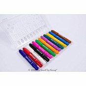 Bath Flair Color Gel Sticks for Bathtime - Set of 12