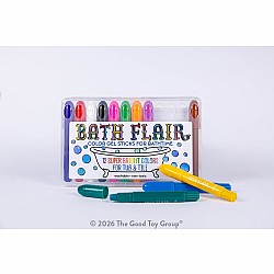 Bath Flair Color Gel Sticks for Bathtime - Set of 12