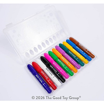Bath Flair Color Gel Sticks for Bathtime - Set of 12