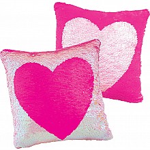 Magic Sequin Heart Pillow