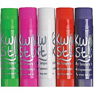 Kwik Stix Tempera Paint Sticks - 12 Classic Colors