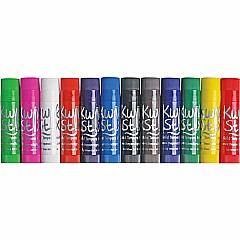 Kwik Stix Tempera Paint Sticks - 12 Classic Colors