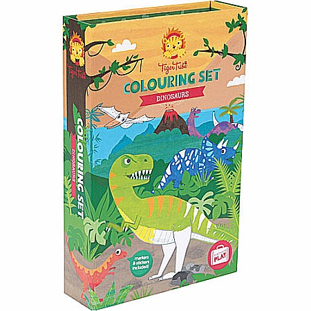 Colouring Set - Dinosaurs