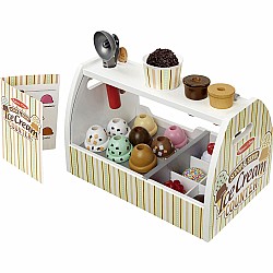 Melissa & Doug Wooden Ice Cream Counter