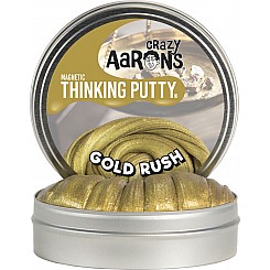 Crazy Aaron's Magnetic Gold Rush Thinking Putty 4" Tin