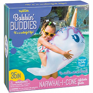 Bobbin' Buddies - Narwhal-I-Cone Inflatable Floatie