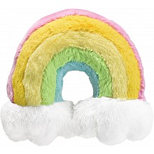 Iscream Furry Rainbow Neck Pillow
