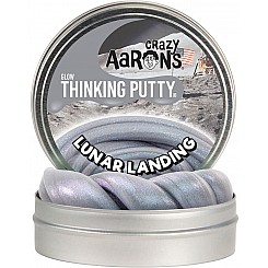 Crazy Aaron's Glow Thinking Putty Lunar Landing - Limited Edition 4" Tin