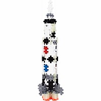 Plus-Plus Tube - Saturn V Rocket (Glow in the Dark)