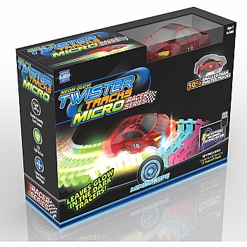 Neon Glow Twister Tracks Micro Race Series