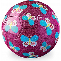 7" Glitter Soccer Ball Butterfly
