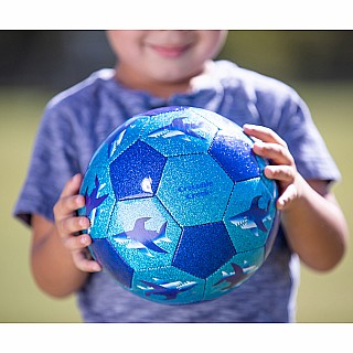 Glitter Soccer Ball Size 3, 7" - Shark City