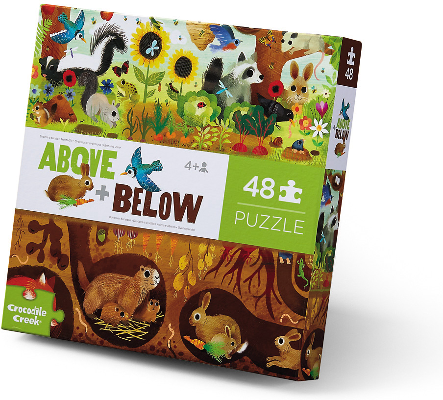Above + Below Floor Puzzle - Backyard Discovery 48 pc