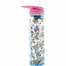 Rainbow and Hearts BPA-Free Water Bottle - 18 fl oz