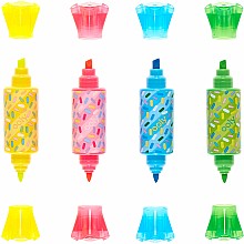 Sugar Joy Berry Candy Scented Double-Ended Highlighters - Set of 4