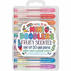Mini Doodlers Fruity Scented Gel Pens - Set of 20