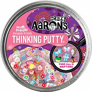 Crazy Aaron's Hide Inside! Flower Finds Thinking Putty