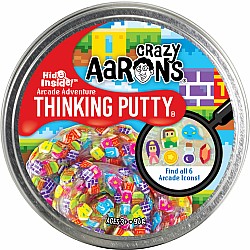 Crazy Aaron's Thinking Putty Hide Inside! Arcade Adventures