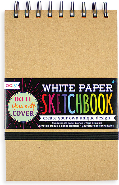 DIY Sketchbook - Small Black Paper - Wit & Whimsy Toys
