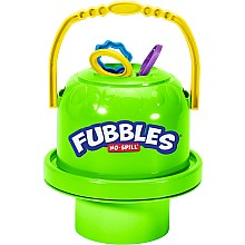 Fubbles No-Spill Big Bubble Bucket with Solution