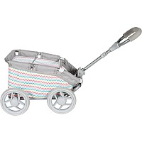 Zig Zag Rainbow Doll Wagon