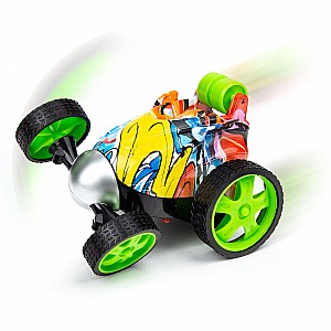 Mini Twist Stunt Rolling RC - Green