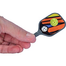 World's Smallest Pickleball Paddles & Balls