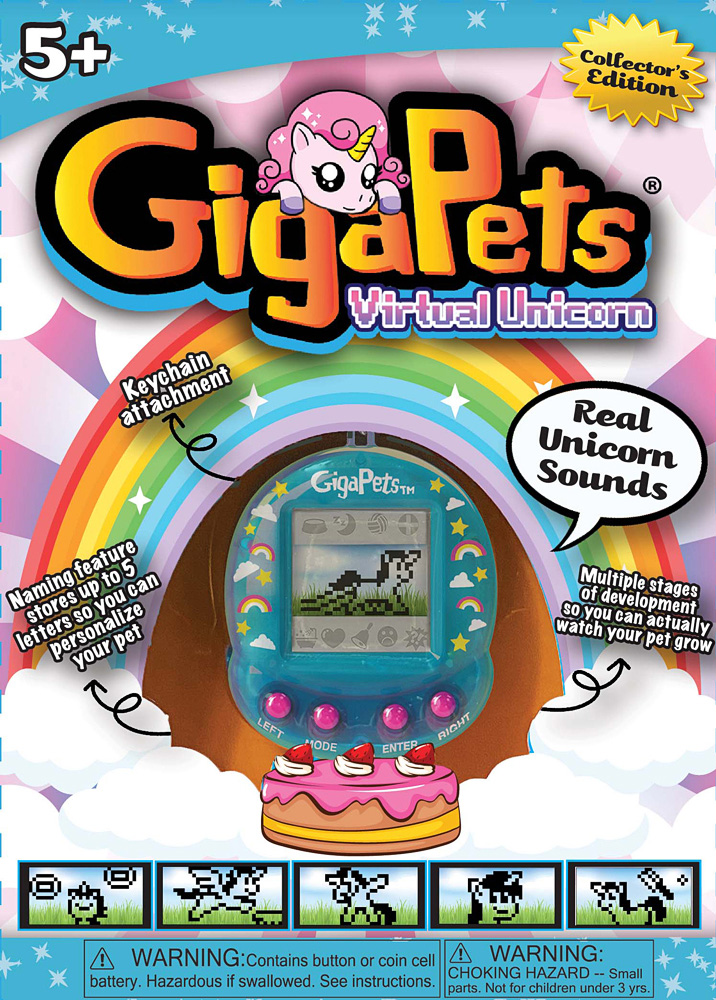 GigaPets Virtual Pets - Unicorn Collector's Edition