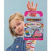 Carry Along Unicorn Pals Coloring Book and Crayon Set