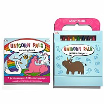 Carry Along Unicorn Pals Coloring Book and Crayon Set