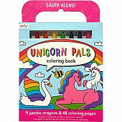 Carry Along Unicorn Pals Coloring Book and Crayon Set