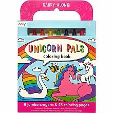 Carry Along Unicorn Pals Coloring Book and Crayon Set