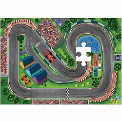 Puzzle & Play: Race Day 48 Piece Floor Puzzle