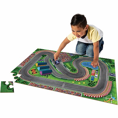 Puzzle & Play: Race Day 48 Piece Floor Puzzle