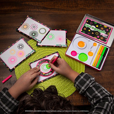 The Original Spirograph Neon Tin