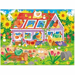 Chicken Coop Puzzle 50 pc