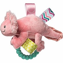 Taggies Lizzy Axolotl Teether Rattle Pink