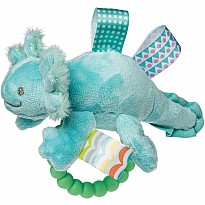 Taggies Fizzy Axolotl Teether Rattle Aqua