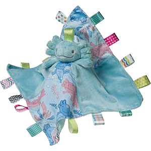 Taggies Fizzy Axolotl Character Blanket Aqua