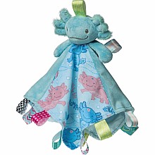 Taggies Fizzy Axolotl Character Blanket Aqua