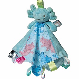 Taggies Fizzy Axolotl Character Blanket Aqua