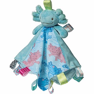 Taggies Fizzy Axolotl Character Blanket Aqua